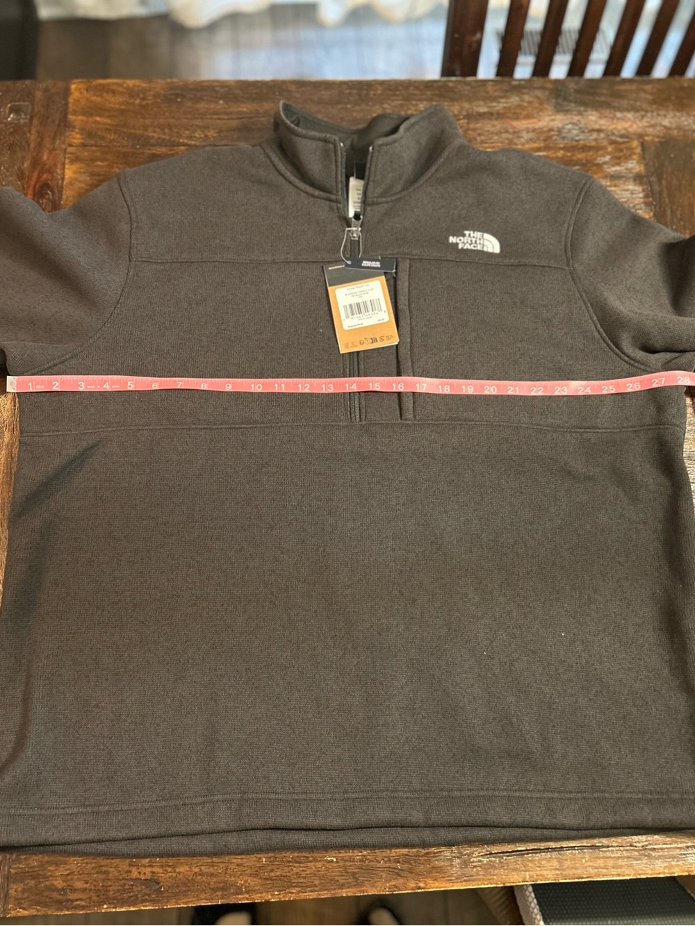 The North Face - Gordon Lyons 1/4-Zip Jacket - Men's - Black Heathered - Picture 12 of 12